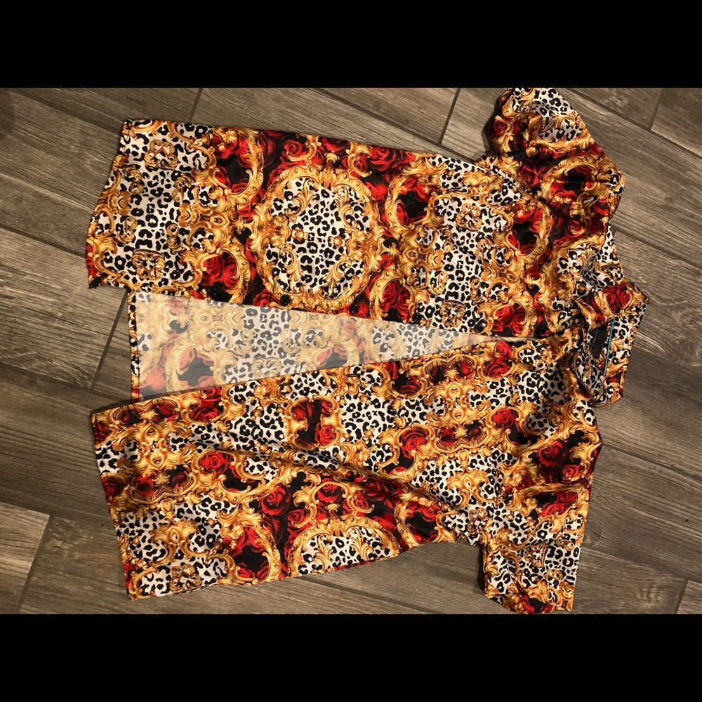 Luxury Baroque Gold Shirt
